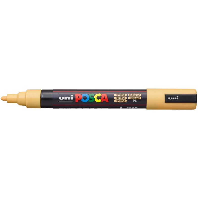 POSCA marqueur pigmenté PC-5M JP, rond, jaune paille, 1,8-2,5 mm